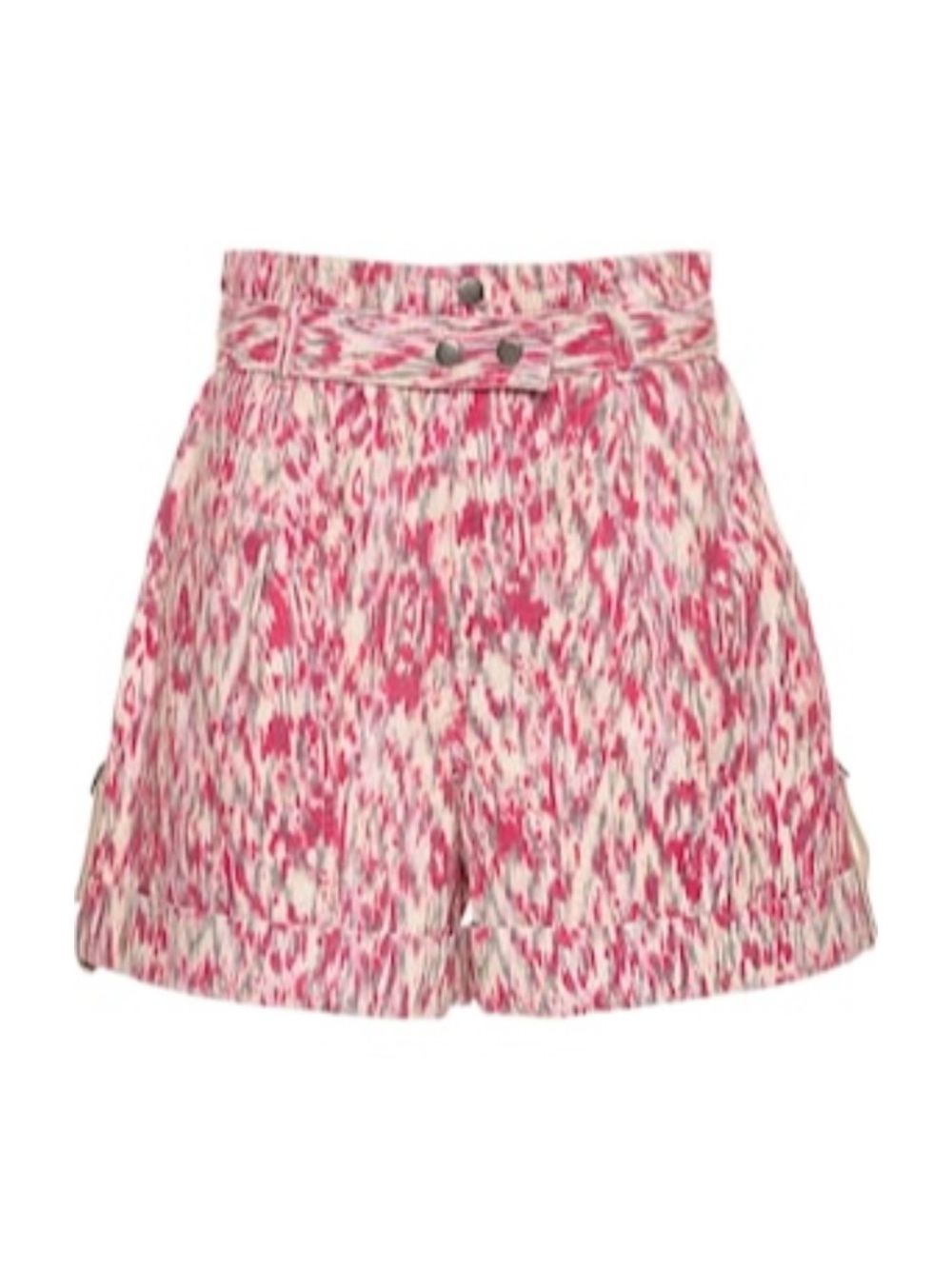 Isabel Étoile Marant High-Waist Pink Patterned Summer Shorts